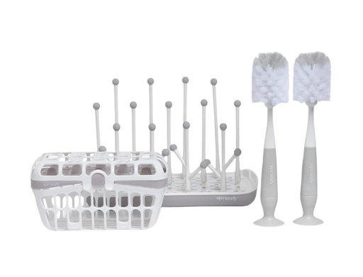 Shop Sprucely Bottle Accessories Starter Set, White/Grey at GoodBuy Gear