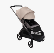 Shop Bugaboo Dragonfly Stroller, Black, 2023, Grey Melange, Desert Taupe at GoodBuy Gear
