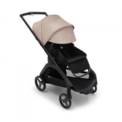 Shop Bugaboo Dragonfly Stroller, Black, 2023, Midnight Black, Desert Taupe at GoodBuy Gear