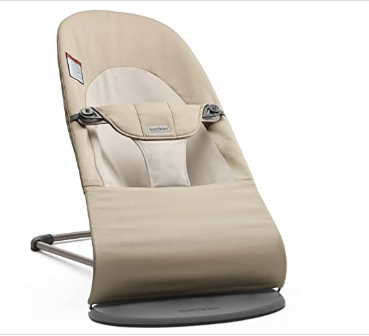 BabyBjorn Bouncer Balance, Dark Gray Frame, Khaki/Beige
