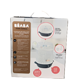 Beaba Steril' Express 2-in-1 Baby Bottle Sterilizer, Midnight