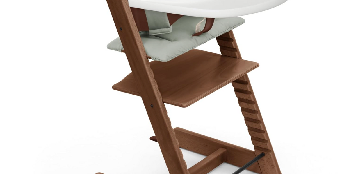 Stokke Tripp Trapp Complete High Chair, Mosaic Green, Oak Warm Brown,
