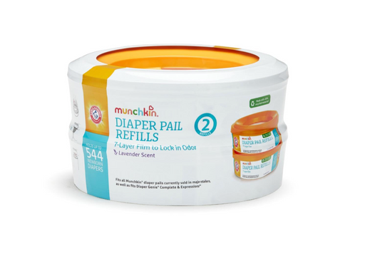 Shop Munchkin Arm & Hammer Diaper Pail Refills, 2 Pack at GoodBuy Gear