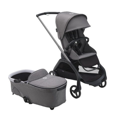 Shop Bugaboo Dragonfly Bassinet and Seat Stroller, Grey Melange, Graphite, Grey Melange, 2025 at GoodBuy Gear