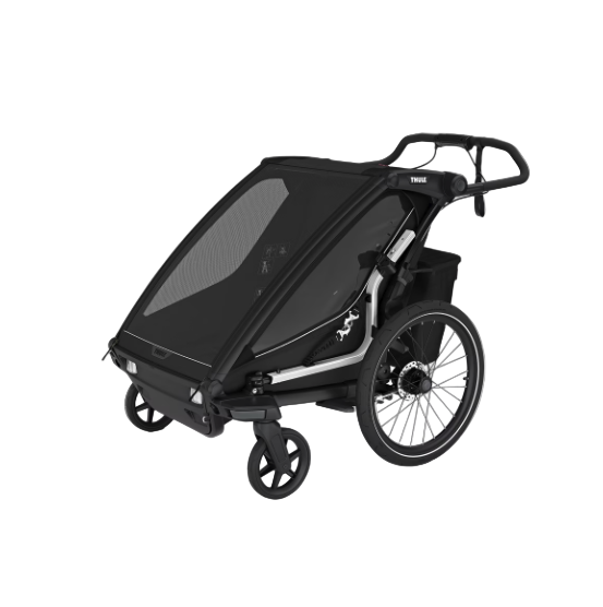 Shop Thule Chariot Sport 2 Bike Trailer, Black, 2024, Double at GoodBuy Gear