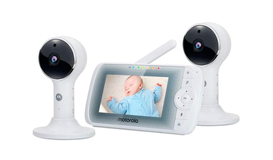 Motorola Lux65 5" WiFi Baby Monitor with 2 Cameras