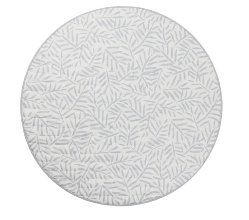 Shop Toddlekind Luxe Organic Cotton Reversible Playmat The Snuggle Mat, Leaves Stone at GoodBuy Gear