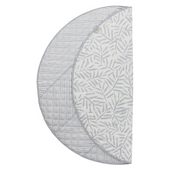 Shop Toddlekind Luxe Organic Cotton Reversible Playmat The Snuggle Mat, Leaves Stone at GoodBuy Gear