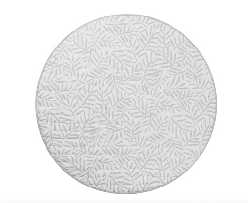 Shop Toddlekind Luxe Organic Cotton Reversible Playmat The Snuggle Mat, Leaves Stone at GoodBuy Gear