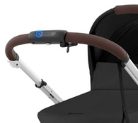 Shop Cybex e-Gazelle S Stroller, 2024, Moon Black, Silver at GoodBuy Gear