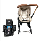 Shop Evenflo Gold Shyft Dual Ride Infant Car Seat Stroller Combo, 2024, Champagne, with Green/Gentle Fabric at GoodBuy Gear