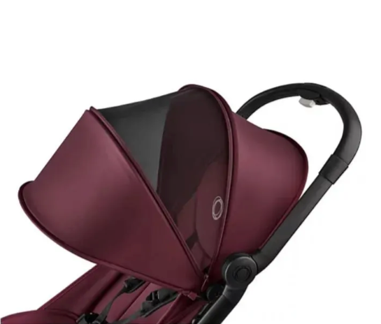 Bugaboo Butterfly Stroller, Black, 2025, Dark Cherry, Dark Cherry