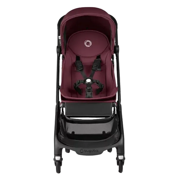 Bugaboo Butterfly Stroller, Black, 2025, Dark Cherry, Dark Cherry