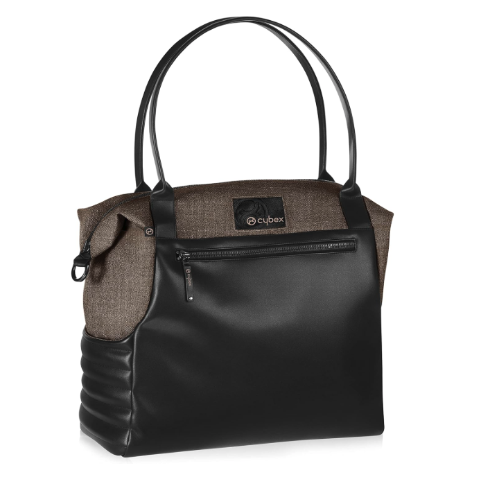 Cybex Changing Bag, Desert Khaki Denim/Brown