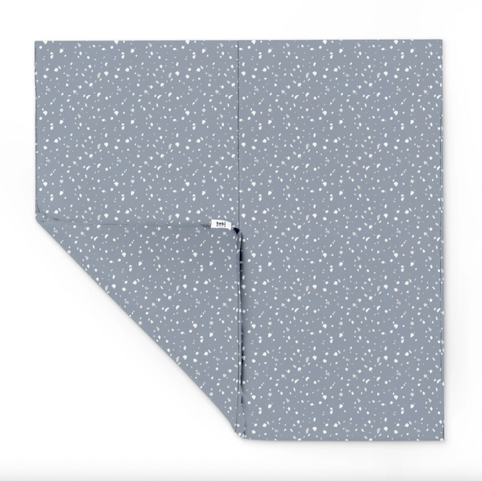 Toki Kids Mega Padded Play Mat 55" x 55", Terrazzo slate