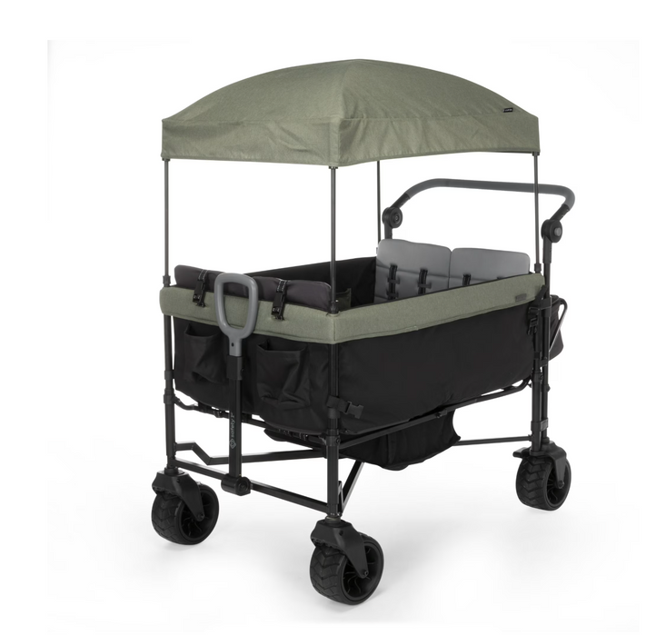 Safety 1st Summit Sprint Quad Wagon Stroller, Olive Haze