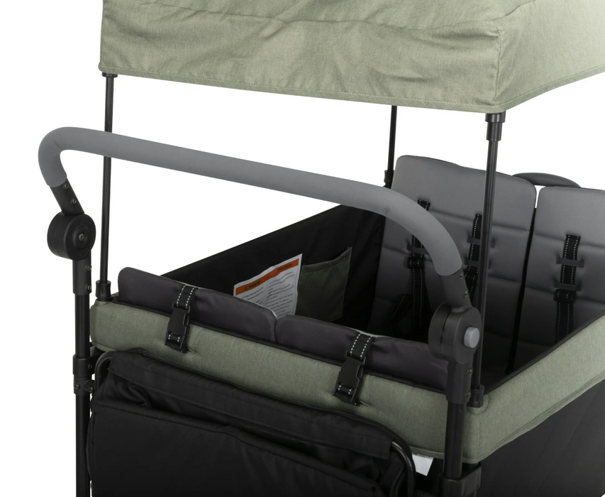 Safety 1st Summit Sprint Quad Wagon Stroller, Olive Haze