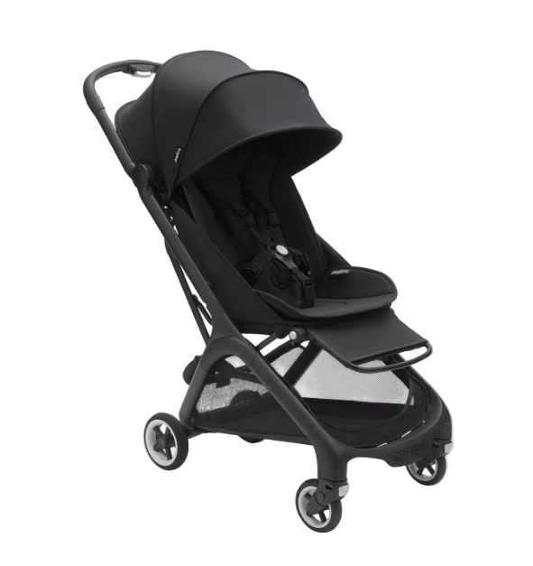 Bugaboo Butterfly Stroller, 2025, Black, Midnight Black, Midnight Black