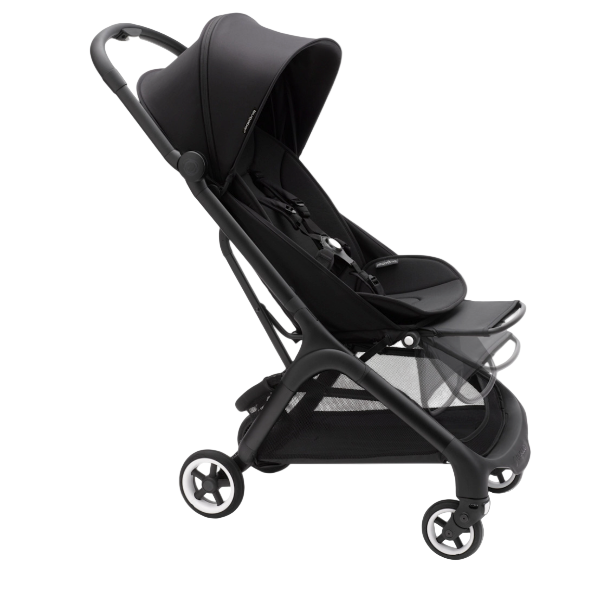 Bugaboo Butterfly Stroller, 2025, Black, Midnight Black, Midnight Black