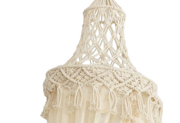 Shop Crane Baby Boho Crib Canopy, Beige Macrame at GoodBuy Gear