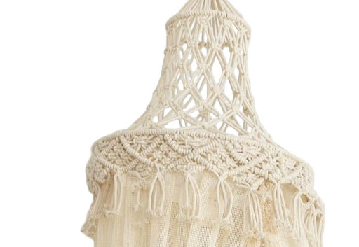 Shop Crane Baby Boho Crib Canopy, Beige Macrame at GoodBuy Gear