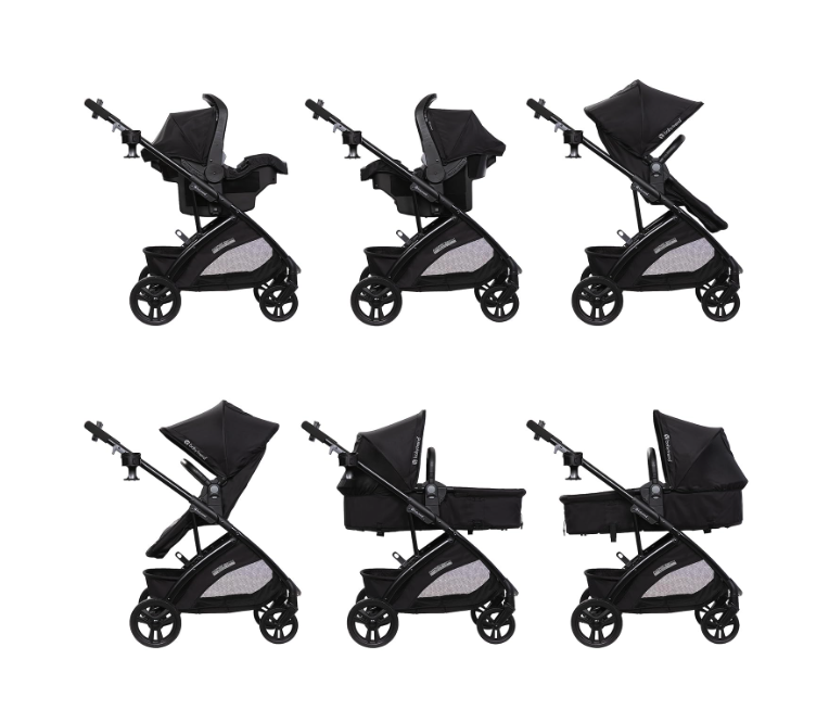 Baby Trend Passport Switch Travel System, 2025, Dash Black