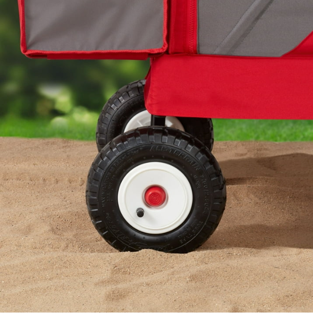 Radio Flyer 3-in-1 All-Terrain Wagon with Canopy( 3927), Red