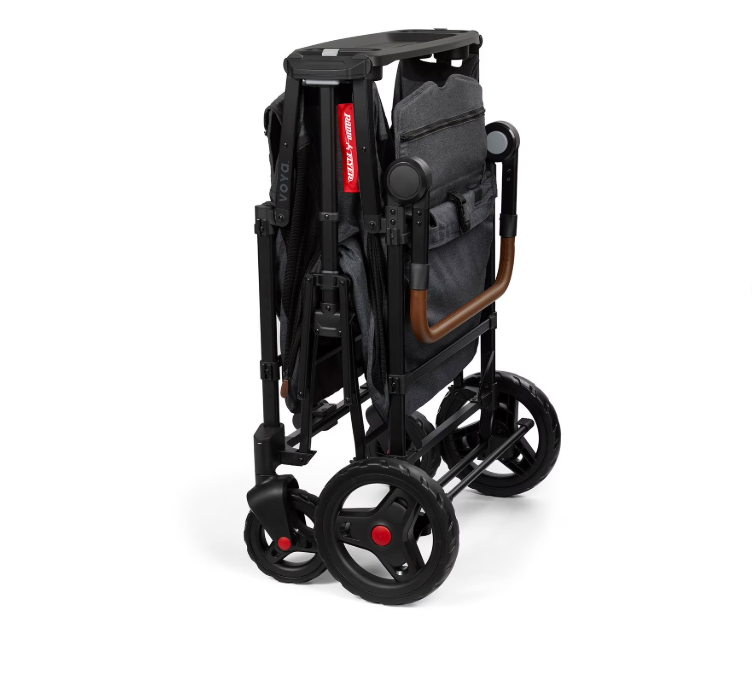 Radio Flyer Voya XT Quad Stroller Wagon(3985), Gray