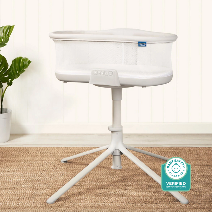 Halo Bassinest Soothing Swivel Sleeper 3.0 Bassinet, Grey
