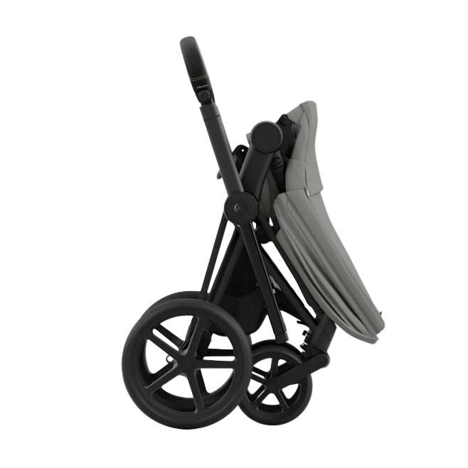 Cybex Priam4 Stroller, 2022, Soho Grey, Matte Black