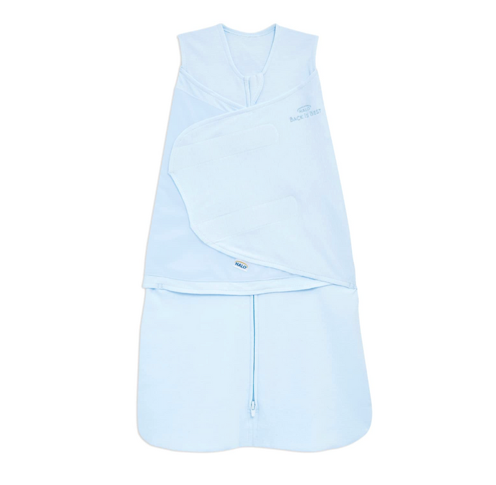 Halo SleepSack Swaddle, Small, Baby Blue