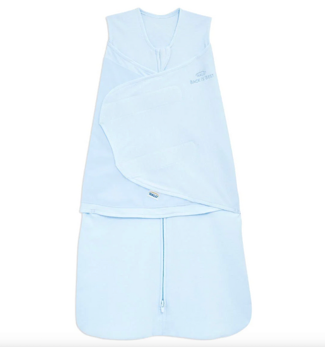 Halo SleepSack Swaddle, Newborn, Baby Blue