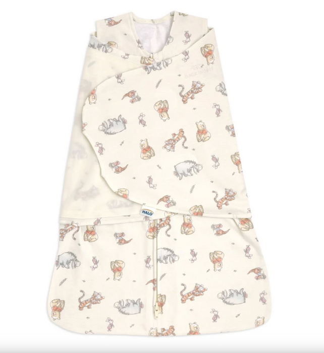 DRAFT - Halo SleepSack Swaddle, Small 3-6 Months, Winnie the Pooh Frolic