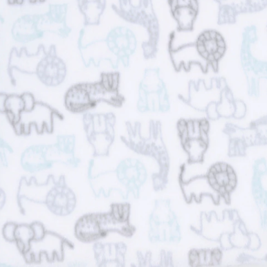 Halo Micro-Fleece Swaddle , Small, Animal Action