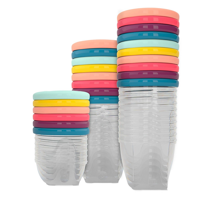 Shop Babymoov Babybols Food Storage, 24 Pack (4oz/6 Pack|6oz/6 Pack|8.45oz/12 Pack) at GoodBuy Gear