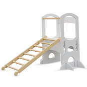 Shop Little Partners Climbing Ladder, Soft White with Natural at GoodBuy Gear