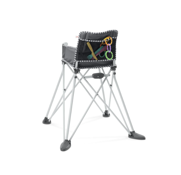 Shop Bright Starts Pop 'N Dine Portable High Chair, Grey at GoodBuy Gear