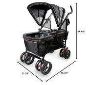 Shop Summer Infant Ingenuity 3Dlite Wagon Convenience Stroller, Black/Red at GoodBuy Gear