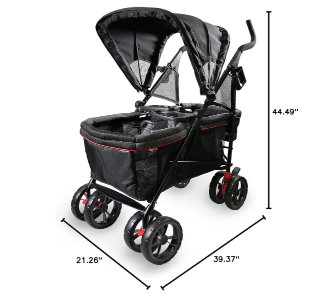 Shop Summer Infant Ingenuity 3Dlite Wagon Convenience Stroller, Black/Red at GoodBuy Gear