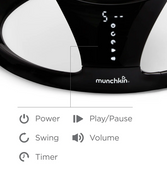 Shop Munchkin Bluetooth Enabled Baby Swing, Black at GoodBuy Gear