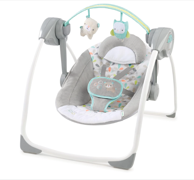 Shop Ingenuity Comfort 2 Go Compact Portable Baby Swing, Fanciful Forest at GoodBuy Gear