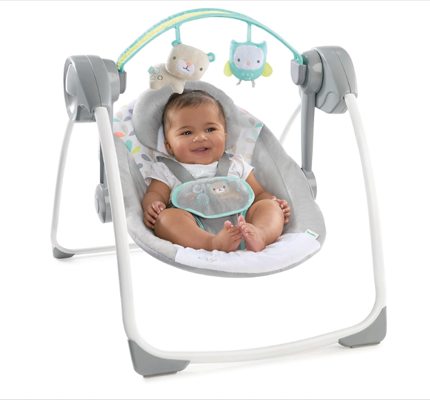 Shop Ingenuity Comfort 2 Go Compact Portable Baby Swing, Fanciful Forest at GoodBuy Gear