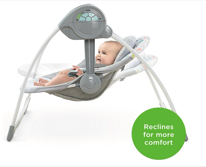 Shop Ingenuity Comfort 2 Go Compact Portable Baby Swing, Fanciful Forest at GoodBuy Gear