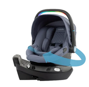 Shop Evenflo Revolve180 LiteMax NXT Rotational Infant Car Seat with SensorySoothe, Flint, 2024 at GoodBuy Gear