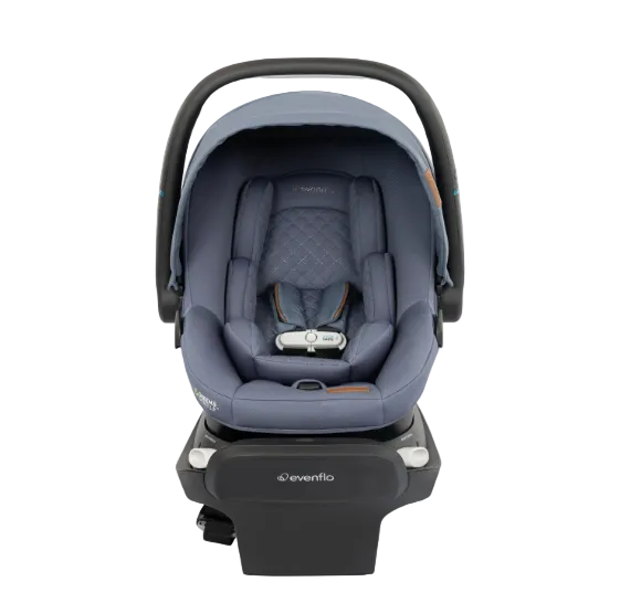 Shop Evenflo Revolve180 LiteMax NXT Rotational Infant Car Seat with SensorySoothe, Flint, 2024 at GoodBuy Gear
