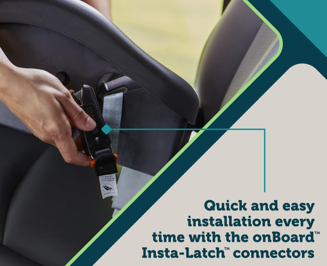 Shop Safety 1st onBoard Insta-LATCH DLX Infant Car Seat, 2025, Ironbark at GoodBuy Gear