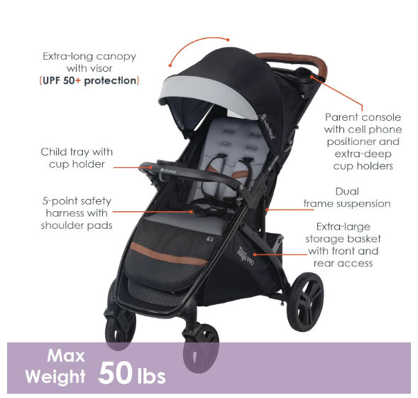 baby trend tango travel system Baby Trend Tango PRO Stroller Travel System with Secure-Lift Infant Car Seat Dash Black
