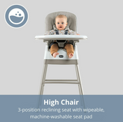 Shop Chicco Stack Hi-Lo 6-in-1 High Chair, Tide at GoodBuy Gear