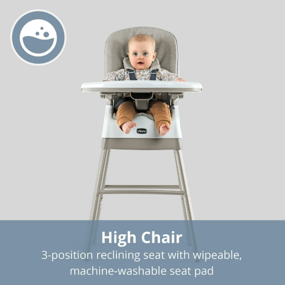 Shop Chicco Stack Hi-Lo 6-in-1 High Chair, Tide at GoodBuy Gear