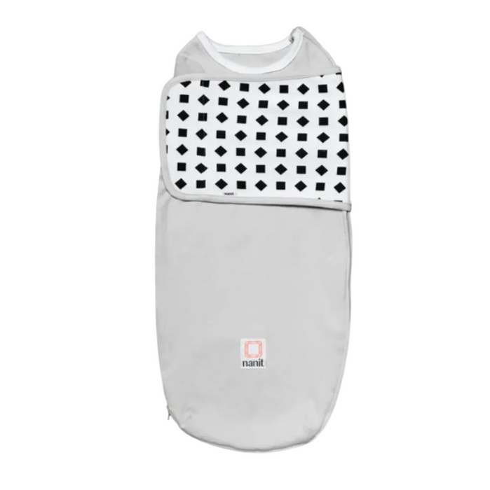 Shop Nanit Breathing Wear Swaddle, Large (3-6m), Pebble Grey at GoodBuy Gear